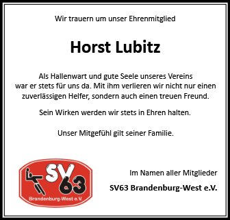 Horst Lubitz