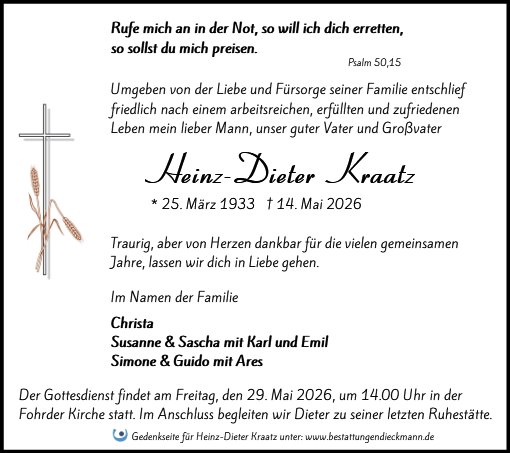 Heinz-Dieter Kraatz