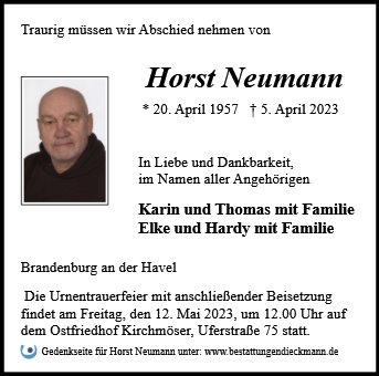 Horst Neumann
