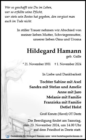 Hildegard Hamann