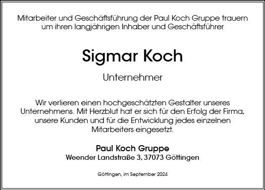 Sigmar Koch