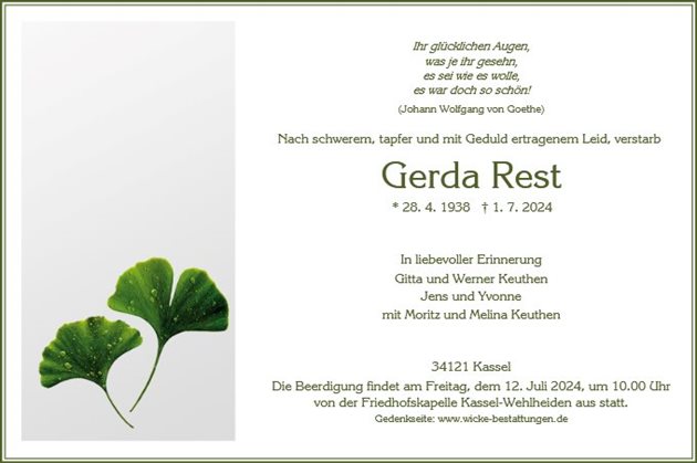 Gerda Rest