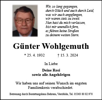 Günter Wohlgemuth