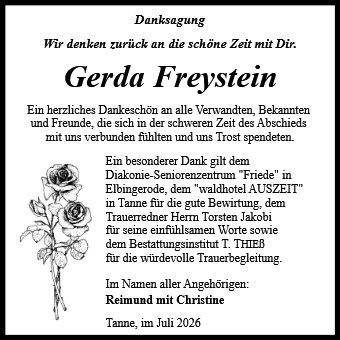 Gerda Freystein