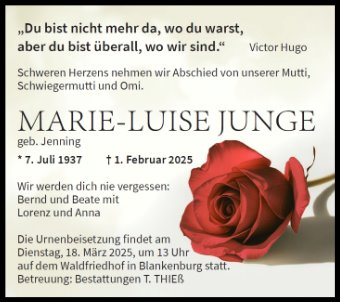 Marie-Luise Junge