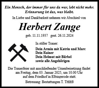 Herbert Zange