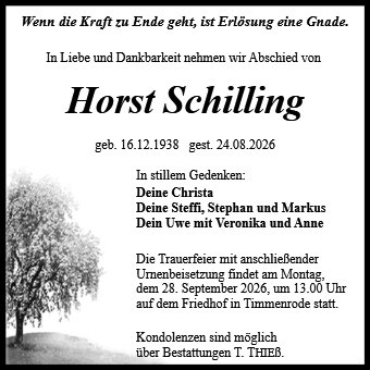Horst Schilling
