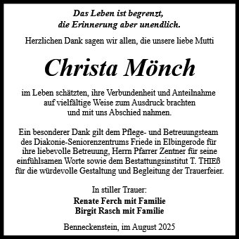 Christa Mönch