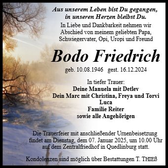 Bodo Friedrich