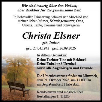 Christa Elsner