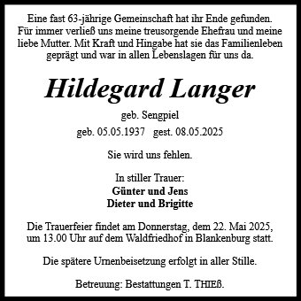 Hildegard Langer