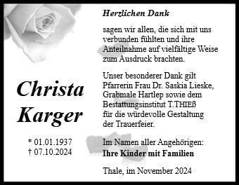 Christa Karger