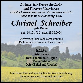 Christa Schreiber