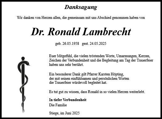 Ronald Lambrecht