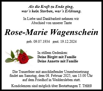 Rose-Marie Wagenschein