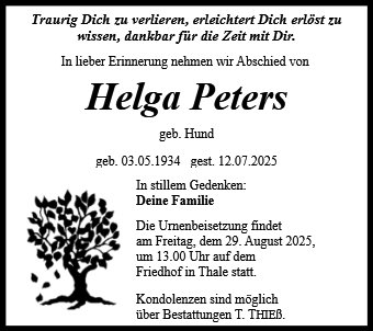 Helga Peters