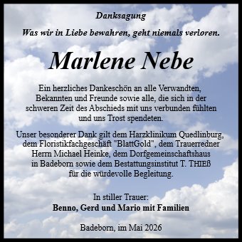 Marlene Nebe