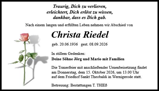 Christa Riedel