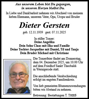 Dieter Gersten