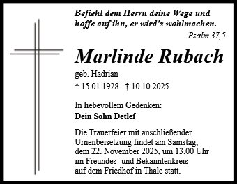 Marlinde Rubach
