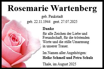 Rosemarie Wartenberg