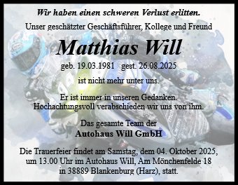 Matthias Will