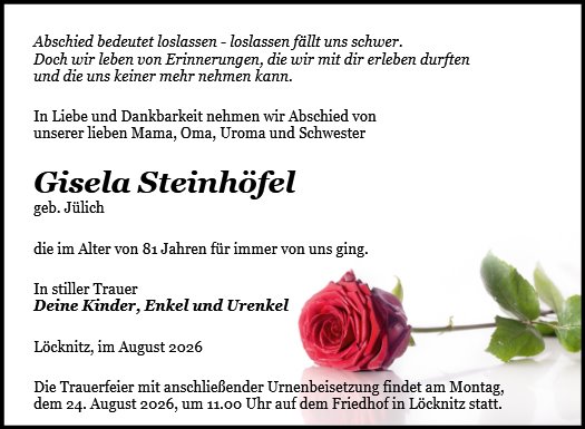 Gisela Steinhöfel
