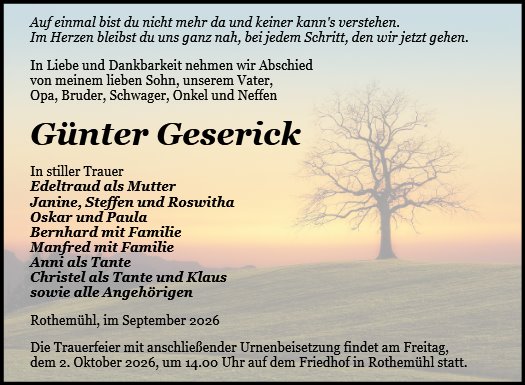 Günter Geserick