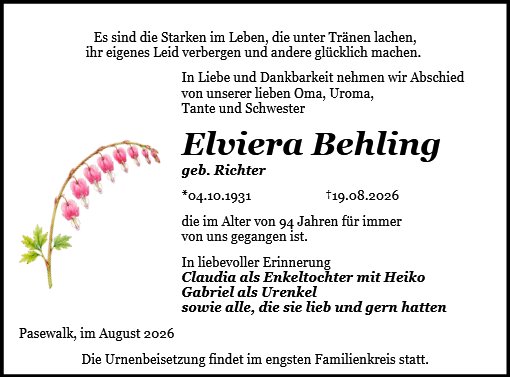 Elviera Behling
