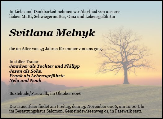 Svitlana Melnyk