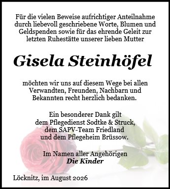 Gisela Steinhöfel