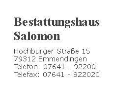Bestattungshaus Salomon
