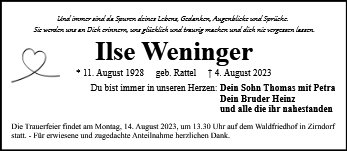 Ilse Weninger