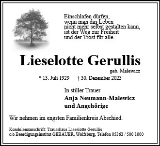 Lieselotte Gerullis