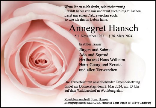 Annegret Hansch