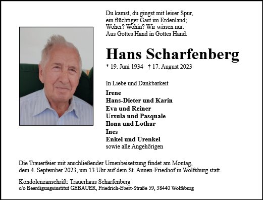 Hans Scharfenberg