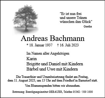 Andreas Bachmann