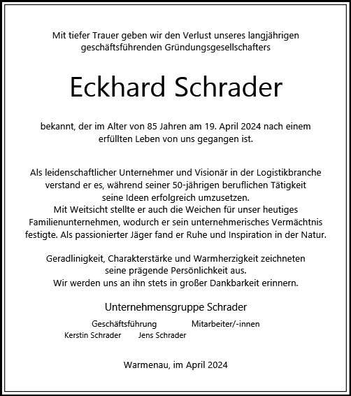 Eckhard Schrader