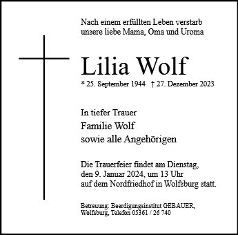 Lilia Wolf