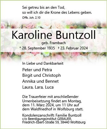 Karoline Buntzoll