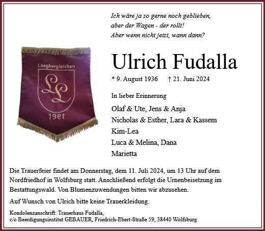 Ulrich Fudalla