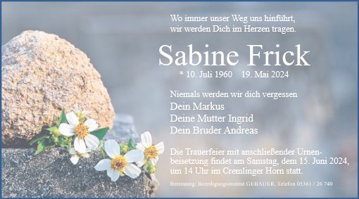 Sabine Frick