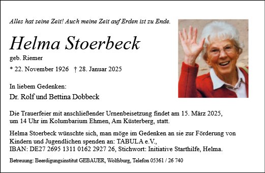 Helma Stoerbeck