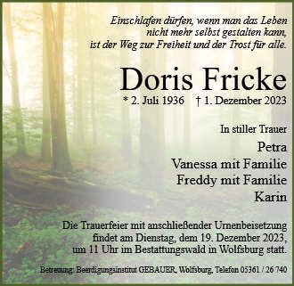 Doris Fricke
