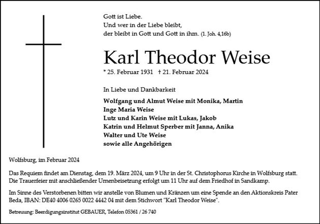 Karl Theodor Weise
