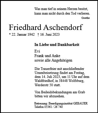 Friedhard Aschendorf
