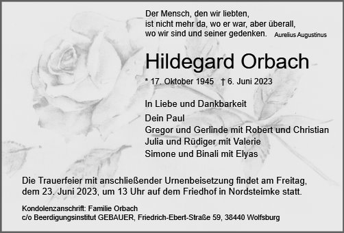 Hildegard Orbach