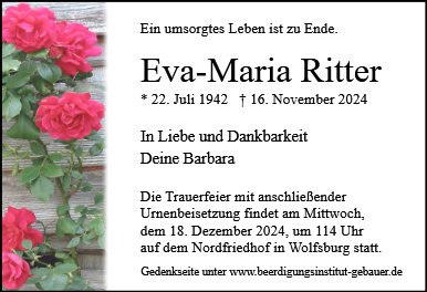 Eva-Maria Ritter