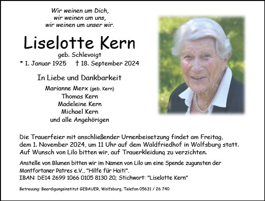 Liselotte Kern