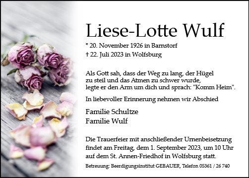 Liese-Lotte Wulf
